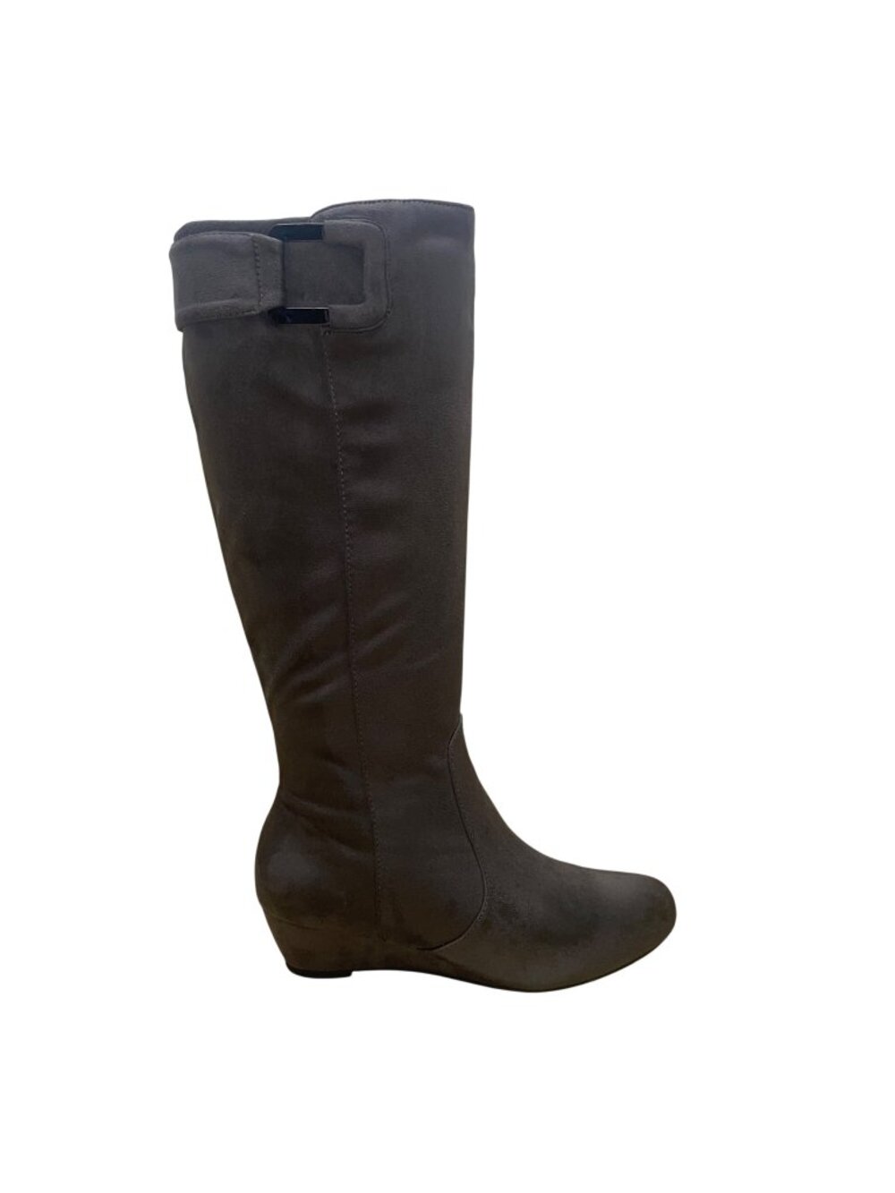 Impo Stretch Women’s Gray Fabric Knee High Galyn Tall Boots Size 7.5M